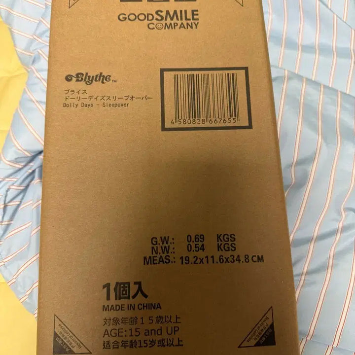 [BUNJANG] Blythe Dolly Days Sleepover Doll (Sealed) / 브라이스 돌리데이즈 슬립오버 미개봉 판매합니당