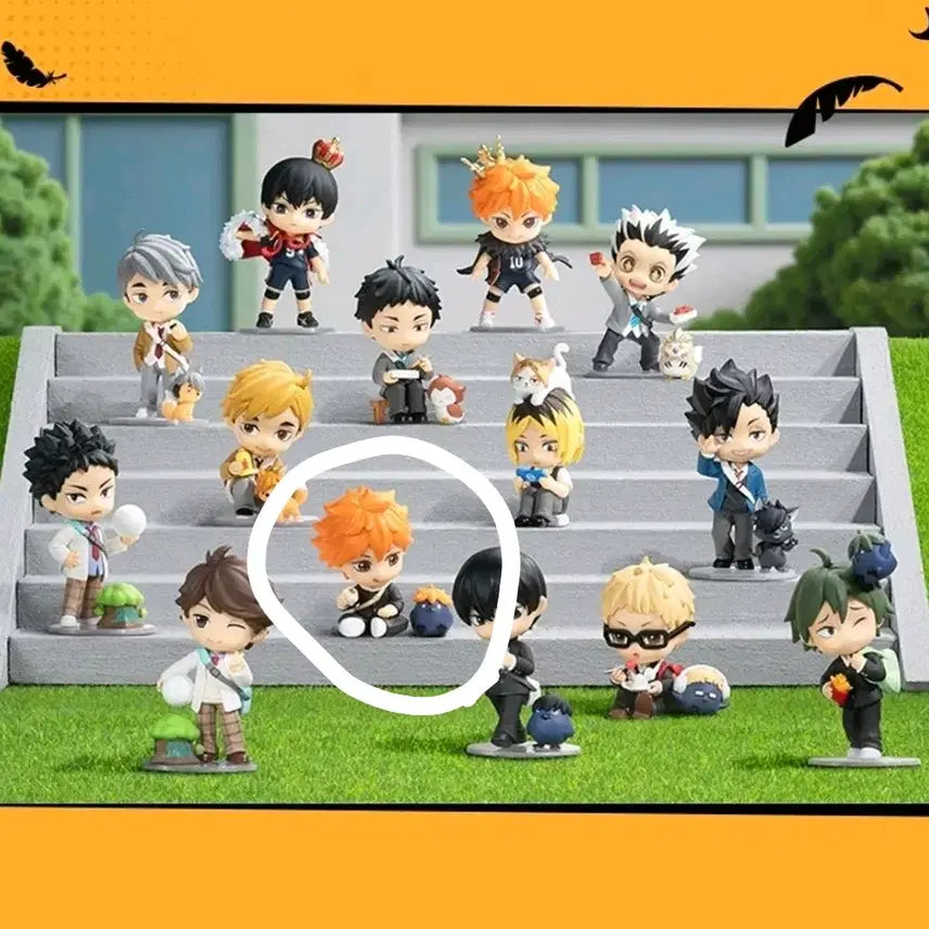 [BUNJANG] Haikyu!! Hinata Shoyo Off-Court Figure (Sealed) / [미개봉] 하이큐 랜덤 피규어 > 히나타 쇼요 오프코트 피규어