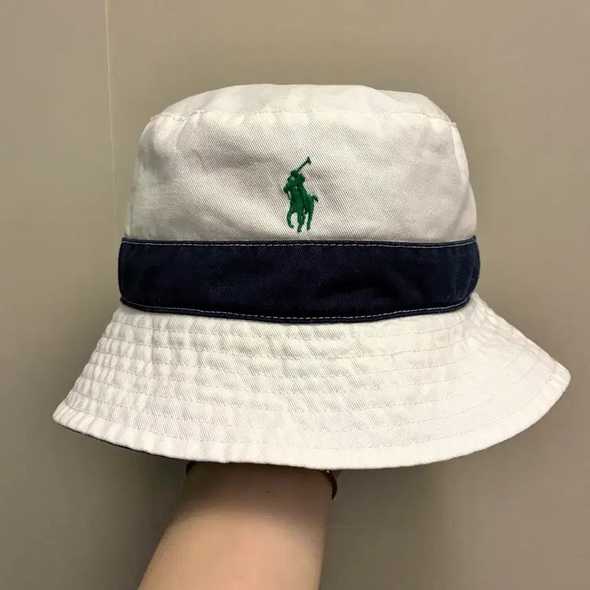 [BUNJANG] Polo Ralph Lauren Reversible Bucket Hat / (S~M)POLO 폴로랄프로렌 리버시블 양면 버킷햇 벙거지모자