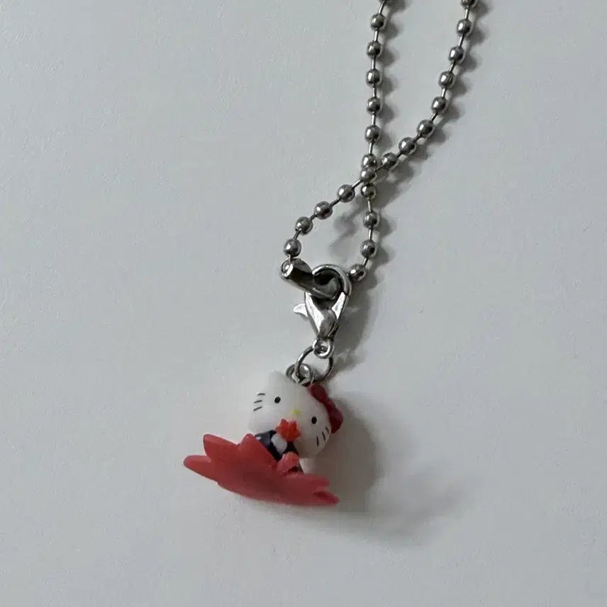 [BUNJANG] Sanrio Maple Kitty Classic Kitty Strap Keychain / 단풍키티 고전키티 키티스트랩 키티키링