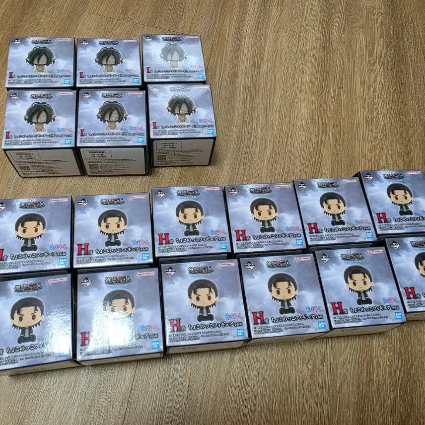 [BUNJANG] Attack on Titan Figure Collection (Various Prize Tiers) / 진격의거인 각자의결의 하위상 G,F,H,I,E상