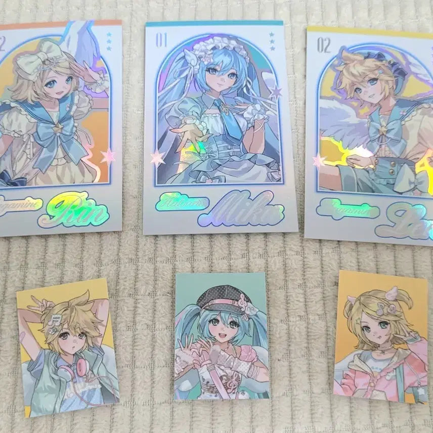[BUNJANG] Kagamine Rin Len Withmu Lucky Draw Photocard (Sealed) / [미개봉] 위드뮤 미쿠 린 렌 포토카드