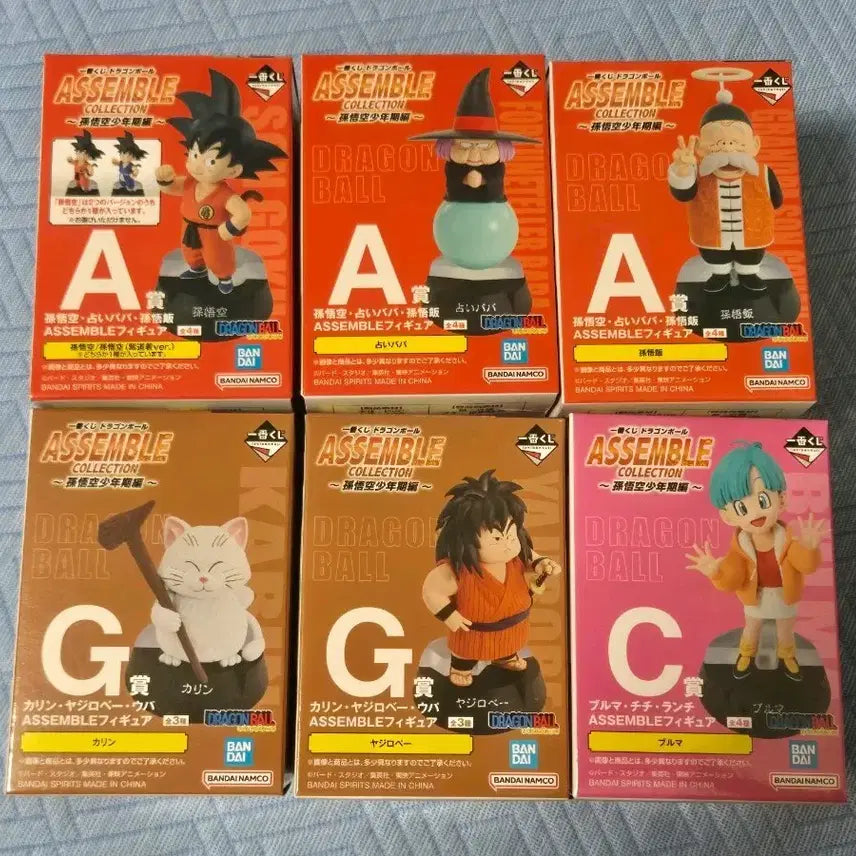 [BUNJANG] Dragon Ball Assemble Collection Figure Bundle Set (6 Figures) / 드래곤볼 어셈블 컬렉션 피규어 6종일괄