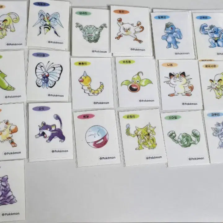 [BUNJANG] Pokemon 30th Anniversary Sticker Collection - Duplicate Sale / 포켓몬 30주년 띠부씰 중복 정리합니다
