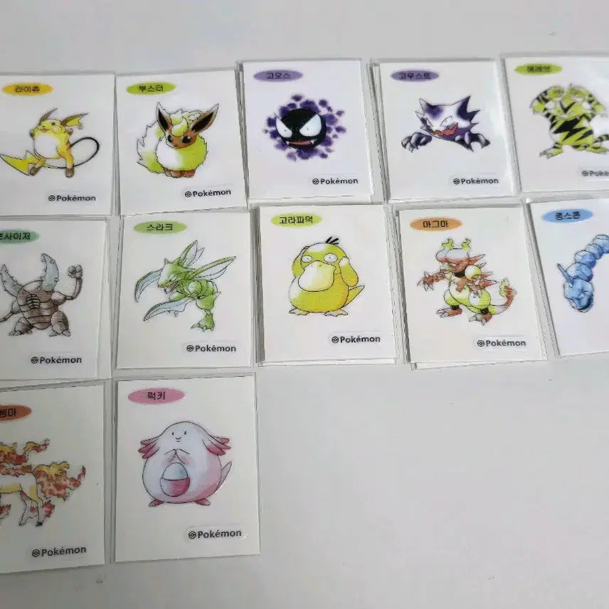 [BUNJANG] Pokemon 30th Anniversary Sticker Collection - Duplicate Sale / 포켓몬 30주년 띠부씰 중복 정리합니다