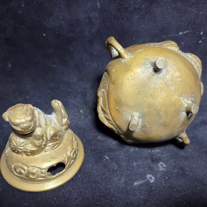 [BUNJANG] Bronze Haechi Incense Burner / 동  해태  향로    (무료배송)