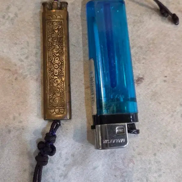[BUNJANG] Antique Brass Needle Case / Needle Holder (6.7cm) / 100년세월의 동 바늘집/ 침통