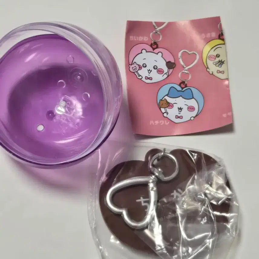 [BUNJANG] Momonga Heart Rubber Charm / [미개봉]먼작귀 치이카와 하트 러버 고무 키링 모몽가
