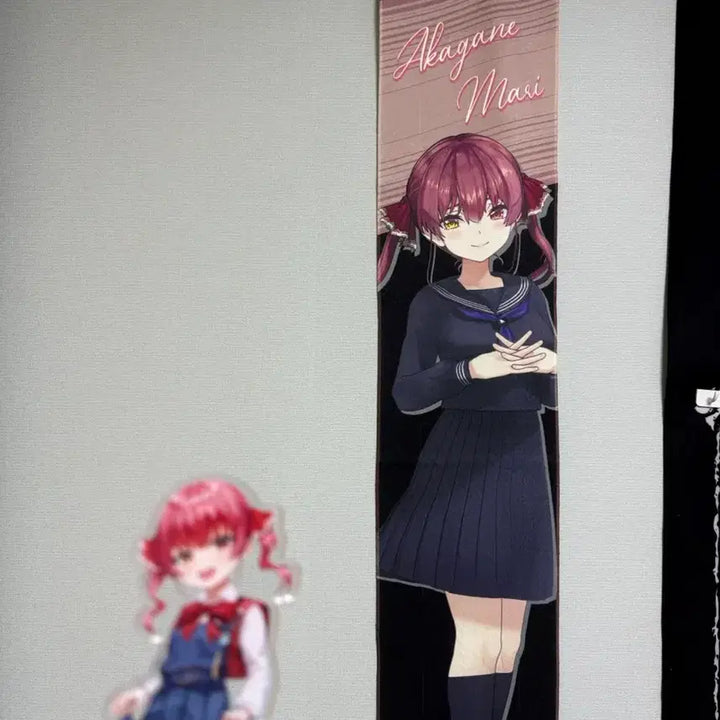 [BUNJANG] HoloLive Houshou Marine Towel Tapestry &amp; Acrylic Stand Bundle Set / 홀로라이브 호쇼 마린 타올 태피스트리 아크릴 스탠드 일괄 판매