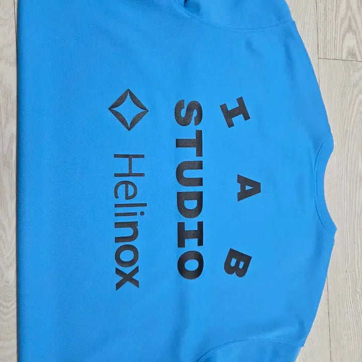 [BUNJANG] IAB Studio x Helinox Blue XL T-Shirt / (XL)아이앱 스튜디오 헬리녹스 티셔츠 시안 블루
