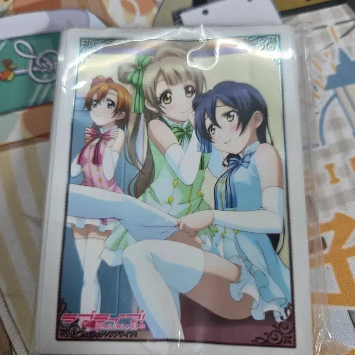 [BUNJANG] Love Live! Honoka Kotori Umi Card Game Sleeves (60 Count) / 러브라이브 뮤즈 호노카 코토리 우미 카드게임용 슬리브 60매