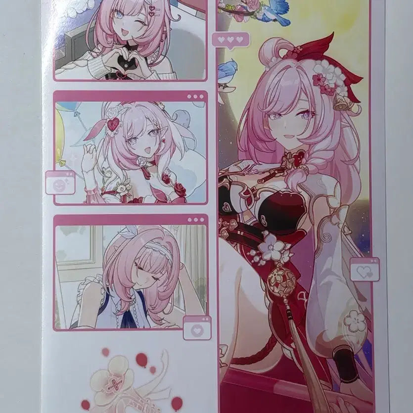 [BUNJANG] Daiso x Honkai Impact 3rd Elysia Sticker / 다이소 콜라보 붕괴3rd 엘리시아 스티커 판매