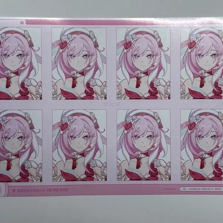 [BUNJANG] Daiso x Honkai Impact 3rd Elysia Sticker / 다이소 콜라보 붕괴3rd 엘리시아 스티커 판매