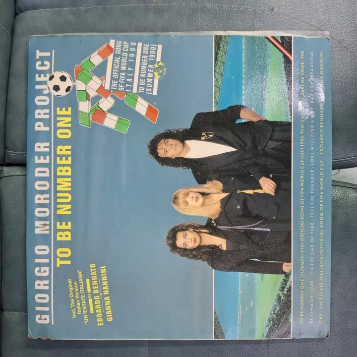 [BUNJANG] Giorgio Moroder Project 1990 World Cup Official Theme Song LP / 조르지오 모로더 프로젝트 1990 월드컵 공식 주제가 LP
