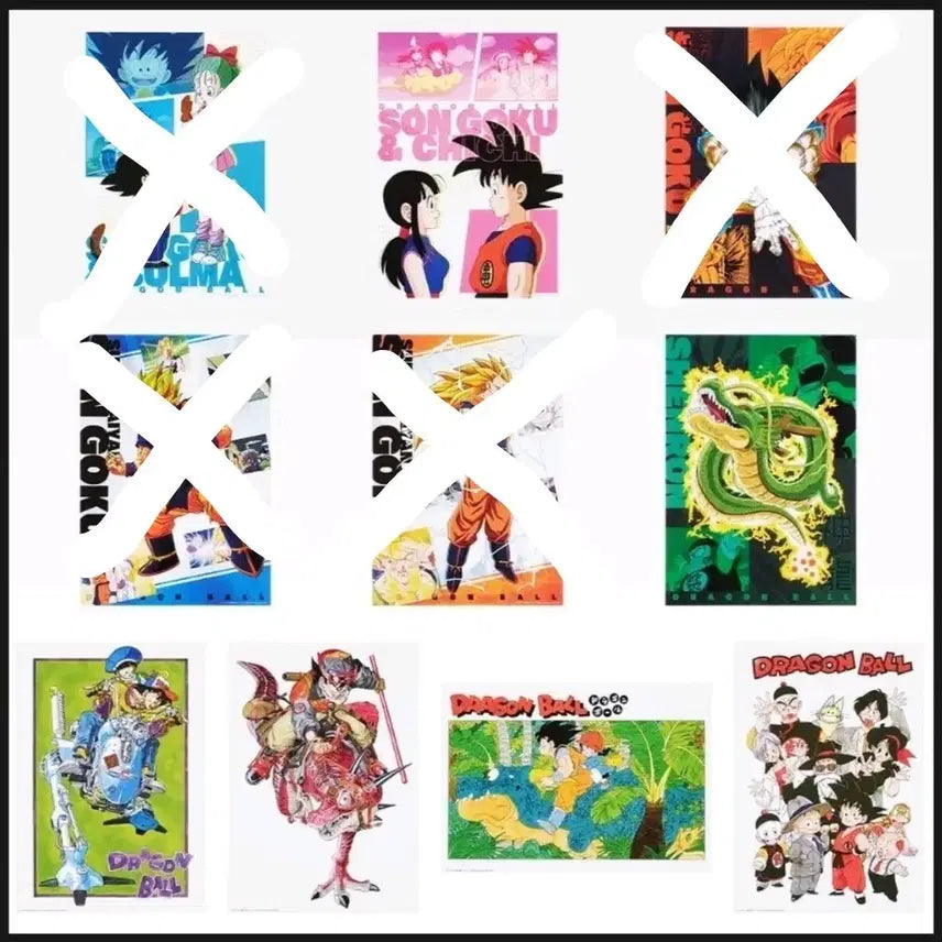 [BUNJANG] Dragon Ball Chronicle Poster Set / 드래곤볼 포스터 크로니클 하위상