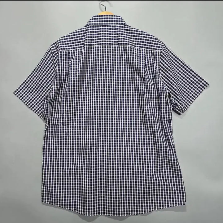 [SOLD OUT] 마에스트로 체크 반팔 셔츠