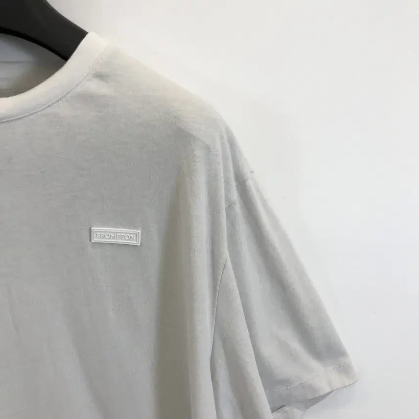 [BUNJANG] Brompton London White Cotton Blend T-Shirt XL / 브롬톤런던 화이트 티셔츠 [XL]