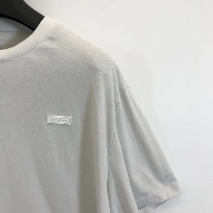 [BUNJANG] Brompton London White Cotton Blend T-Shirt XL / 브롬톤런던 화이트 티셔츠 [XL]