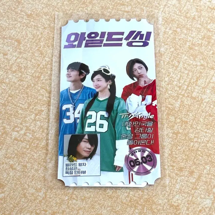 [BUNJANG] Wild Thing Original Ticket Art Card Photocard Set / 와일드 씽 오리지널 티켓 아트카드 포토카드 세트 오티 아카