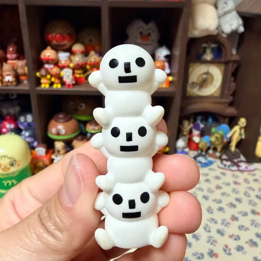 [BUNJANG] Anpanman White Snow Dog Finger Figure / 호빵맨 흰눈돌이 손가락 피규어