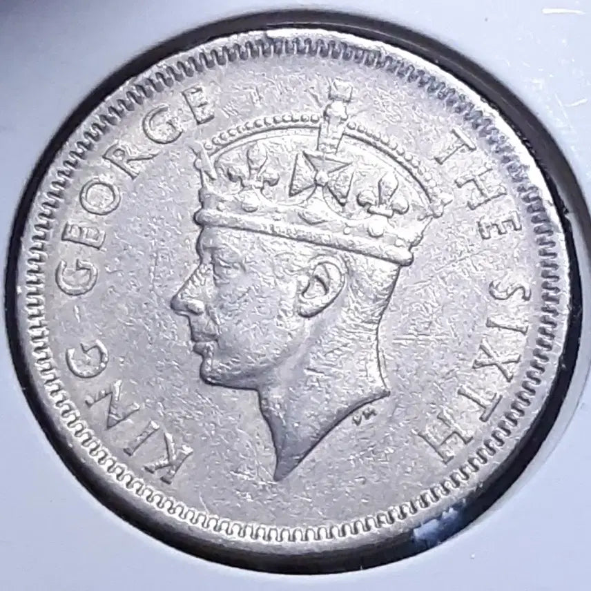 [BUNJANG] 1951 Hong Kong 50 Cents Foreign Coin / 홍콩 1951년 향항오선 50센트.외국주화 주화 화폐 동전