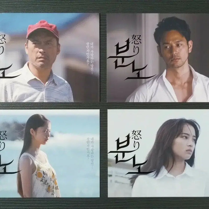[BUNJANG] Rage Japanese Movie 6 Types Postcards Set / 엽서 일본 영화 분노 6종 엽서 아야노고 히로세스즈 츠마부키사토시