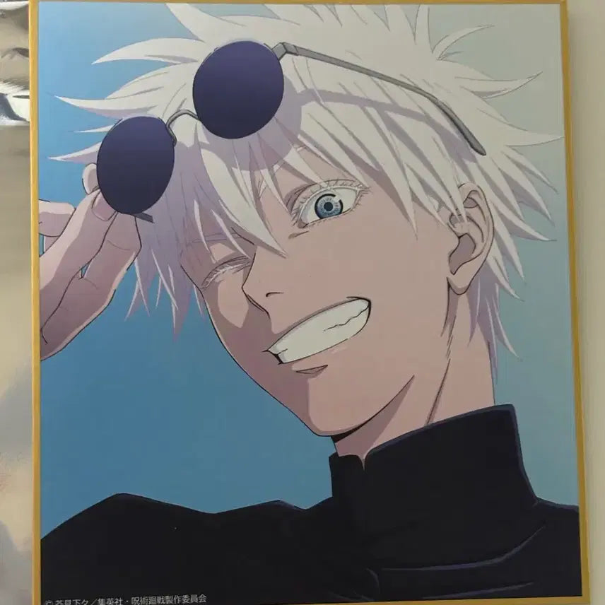 [BUNJANG] Jujutsu Kaisen Satoru Gojo Shikishi Art Board - Higokushitsu / 주술회전 고죠 사토루 색지 전시회 회옥옥절