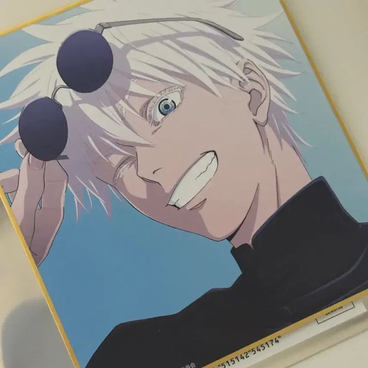 [BUNJANG] Jujutsu Kaisen Satoru Gojo Shikishi Art Board - Higokushitsu / 주술회전 고죠 사토루 색지 전시회 회옥옥절