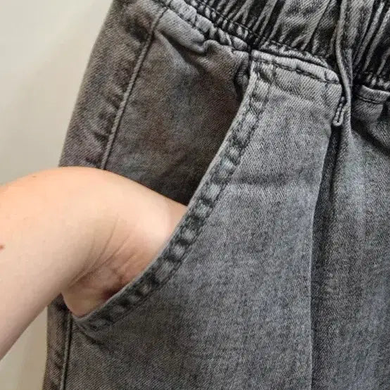 [BUNJANG] Cargo Denim Pants Gray / 카고 데님 팬츠 그레이