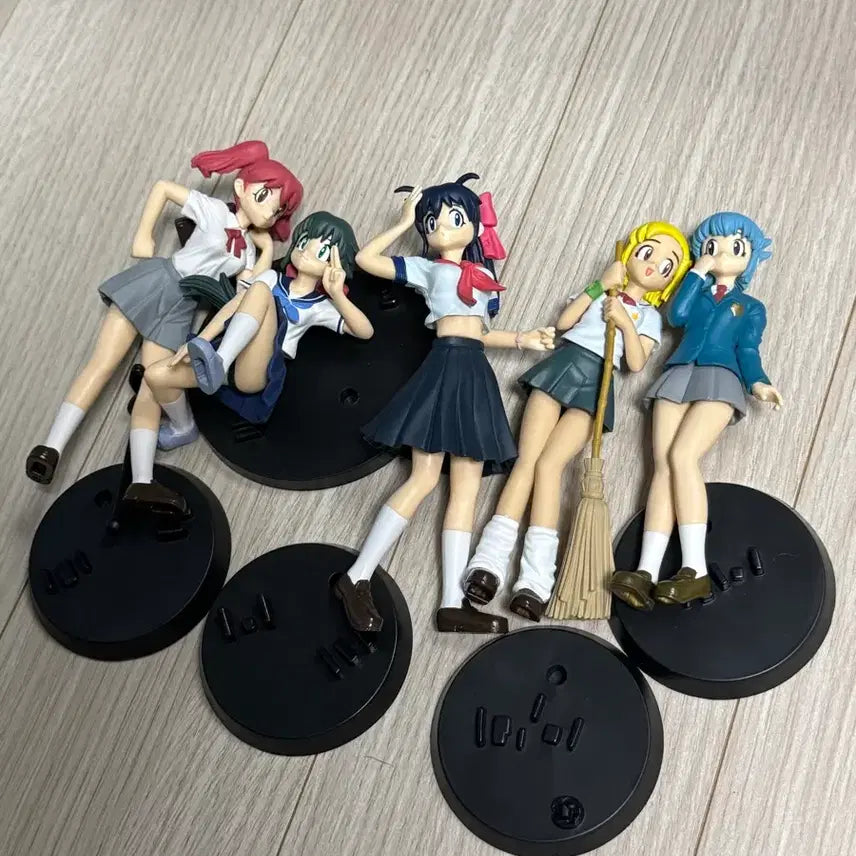 [BUNJANG] Keroro Heroine School Uniform Figure Full Set / 케로로 히로인 교복 피규어 풀셋