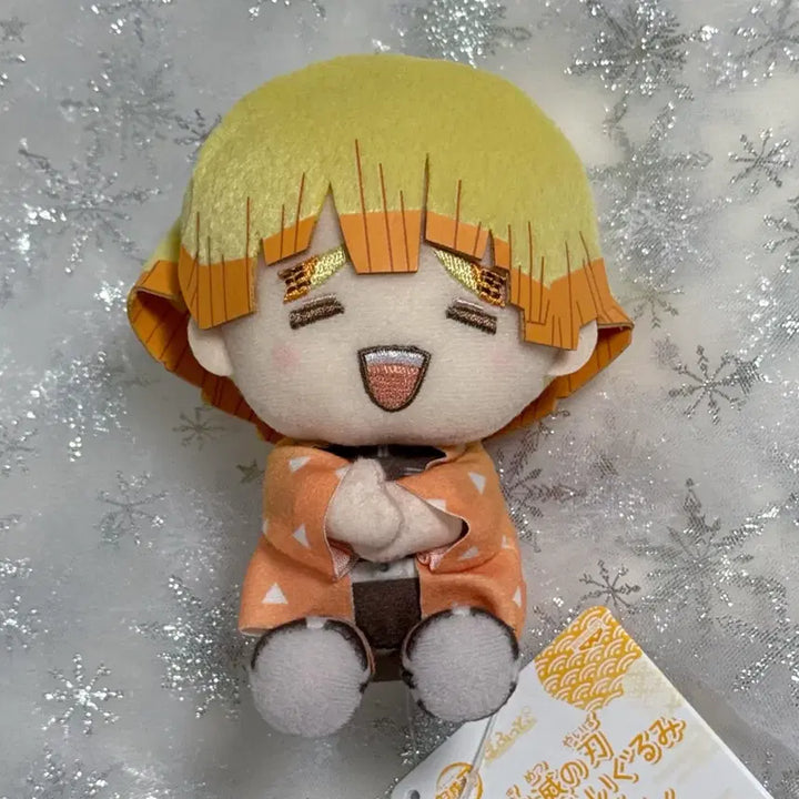[BUNJANG] Demon Slayer Zenitsu Agatsuma POHOTTO Plush Doll / 귀멸의 칼날 젠이츠 포훗토 누이 인형