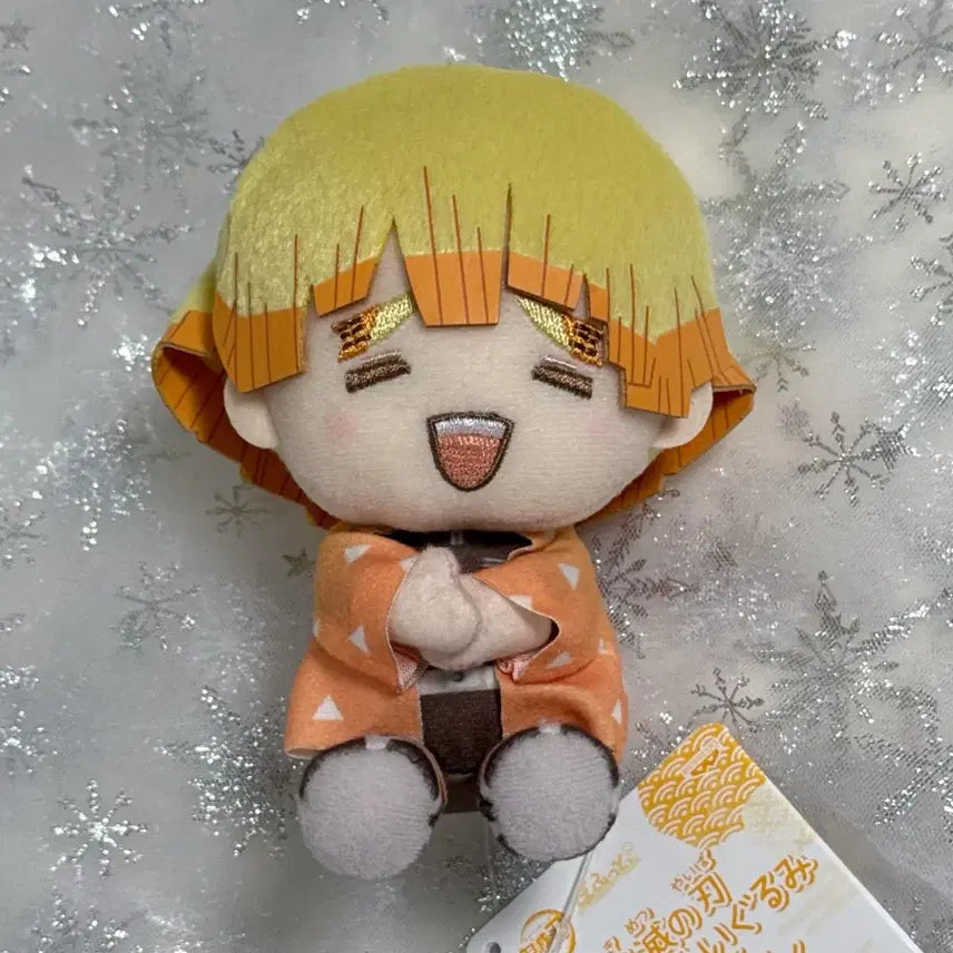 [BUNJANG] Demon Slayer Zenitsu Agatsuma POHOTTO Plush Doll / 귀멸의 칼날 젠이츠 포훗토 누이 인형
