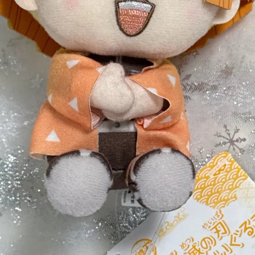 [BUNJANG] Demon Slayer Zenitsu Agatsuma POHOTTO Plush Doll / 귀멸의 칼날 젠이츠 포훗토 누이 인형