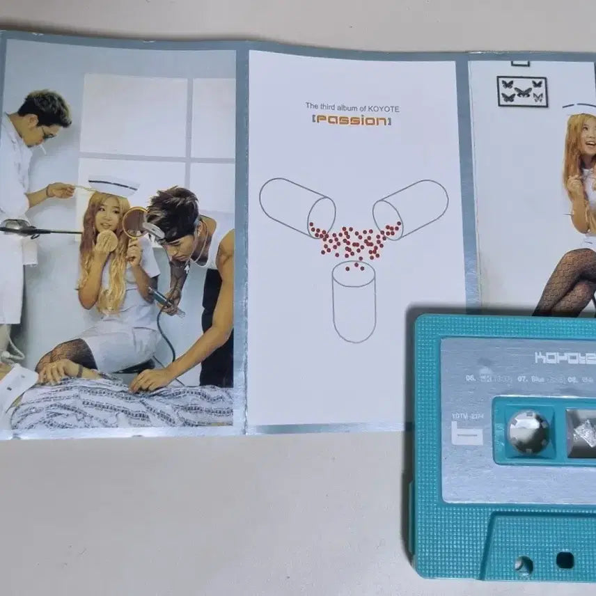 [BUNJANG] Koyote 3rd Album (Unsealed Cassette Tape) Blue, Pride, Passion / 코요태 3집 (개봉 카세트테이프) 파란, 자존심, passion, 열정