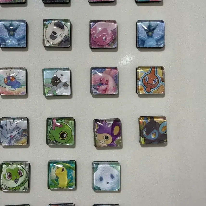 [BUNJANG] Pokemon Card Illustration Magnet Set / 포켓몬스터 포켓몬 카드 마그넷 냉장고 자석 제작