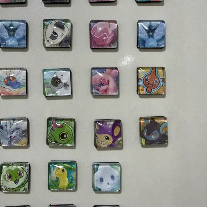 [BUNJANG] Pokemon Card Illustration Magnet Set / 포켓몬스터 포켓몬 카드 마그넷 냉장고 자석 제작