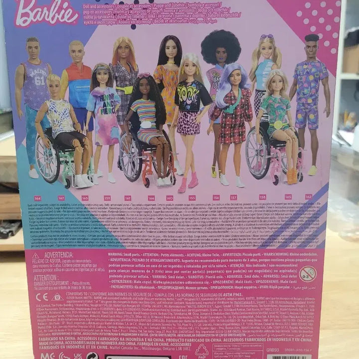 [BUNJANG] Barbie Wheelchair Barbie Doll / 휠체어 바비 barbie