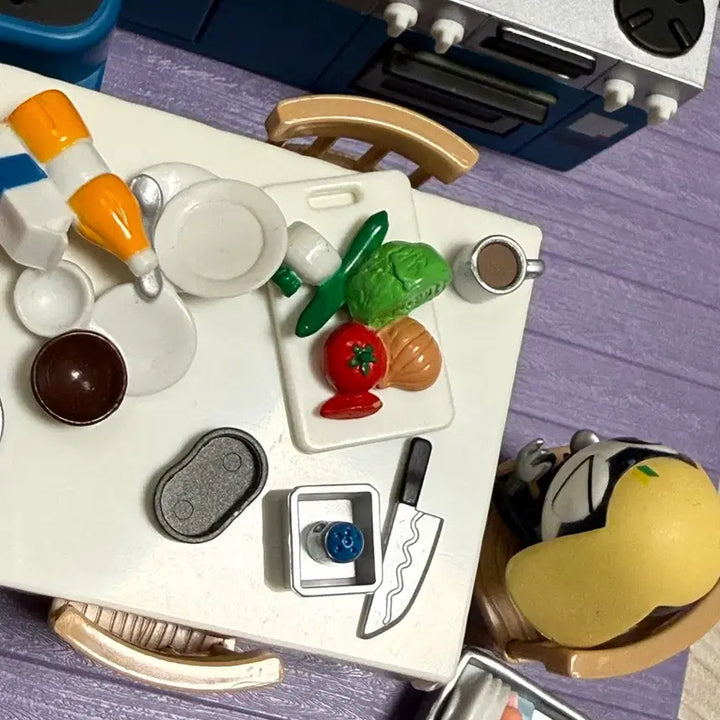 [BUNJANG] Keroro Kitchen Miniature Figures / 케로로 주방 미니어처 피규어