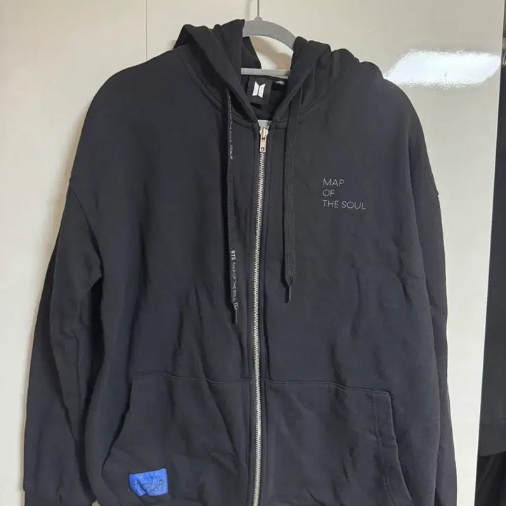 [BUNJANG] BTS MAP OF THE SOUL Hoodie Black / 방탄소년단 MAP OF THE SOUL 후드집업 블랙 맵더솔 맵오브더소울