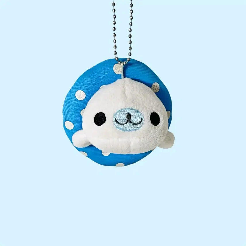 [BUNJANG] Vintage Tube Mamegoma Doll Keyring / [고전] 튜브 마메고마 인형 키링