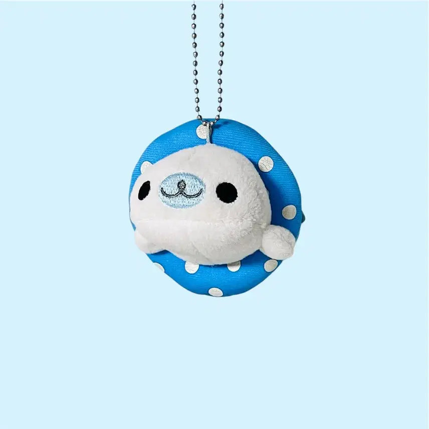 [BUNJANG] Vintage Tube Mamegoma Doll Keyring / [고전] 튜브 마메고마 인형 키링