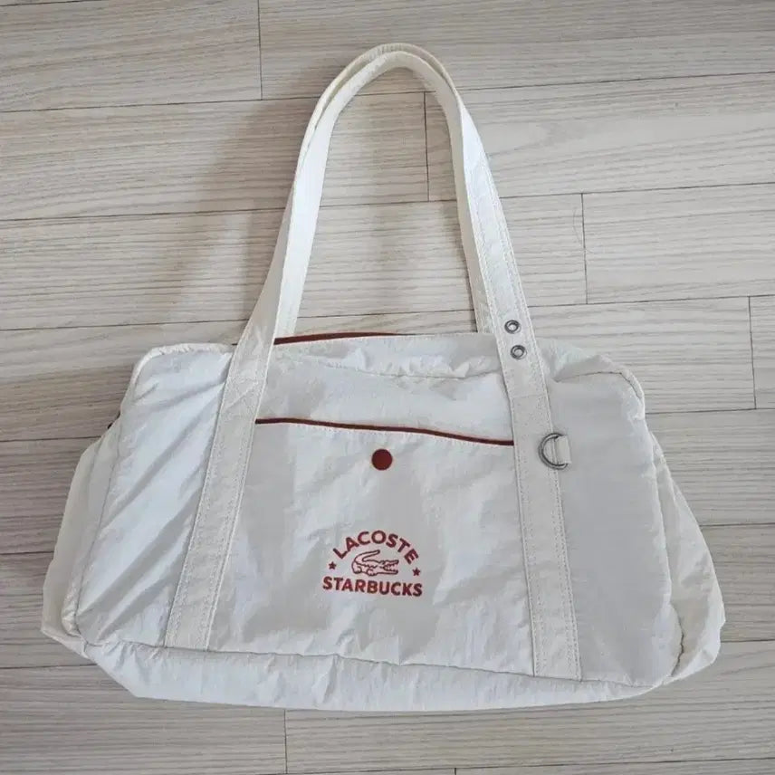 [BUNJANG] Lacoste x Starbucks Collaboration Multi Pochette Bag / 라코스테 스타벅스 콜라보 멀티플백