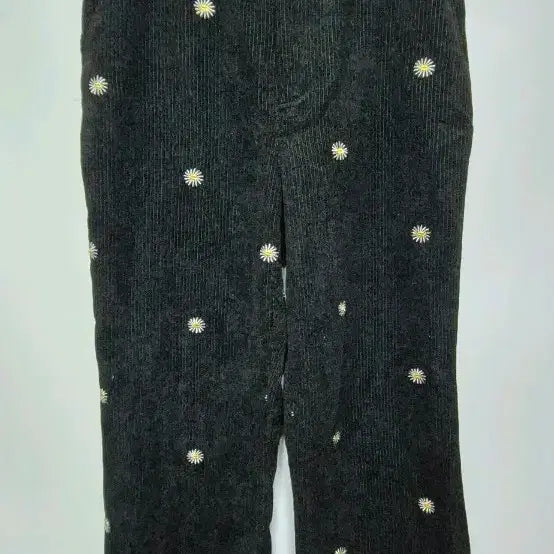[BUNJANG] ENZO BLUES Corduroy Pants with Floral Embroidery Size 26 / 엔조블루스 코듀로이 꽃자수 바지 26