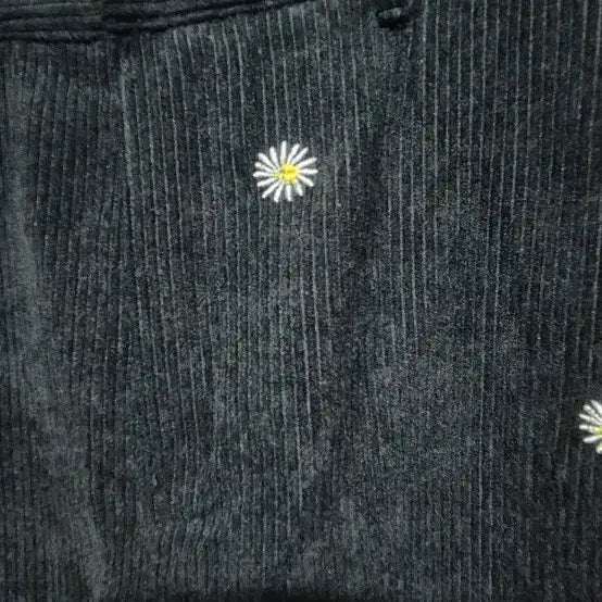 [BUNJANG] ENZO BLUES Corduroy Pants with Floral Embroidery Size 26 / 엔조블루스 코듀로이 꽃자수 바지 26