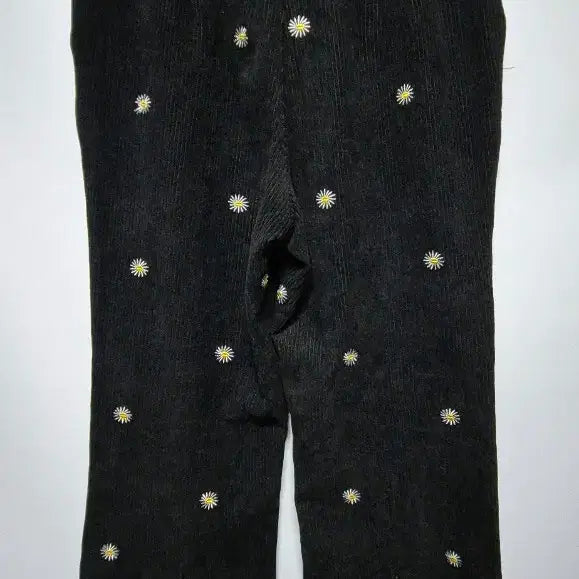 [BUNJANG] ENZO BLUES Corduroy Pants with Floral Embroidery Size 26 / 엔조블루스 코듀로이 꽃자수 바지 26