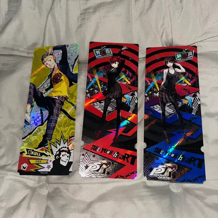 [BUNJANG] Persona 5 Royal Laser Ticket Kasumi Makoto Ryuji / 페르소나5 레이저 티켓 / 카스미 마코토 류지
