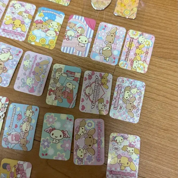 [BUNJANG] Sanrio Cinnamon &amp; Friends Classic Kitty Seal Stickers / 시나모엔젤스 시나모롤 고전키티 고전산리오 씰 스티커