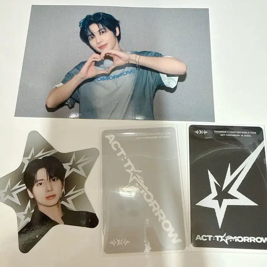 [BUNJANG] TXT Act: Tomorrow Taehyun Photocard &amp; POB Bundle Set / 투바투 액트 투모로우 태현포카&amp;특전 일괄