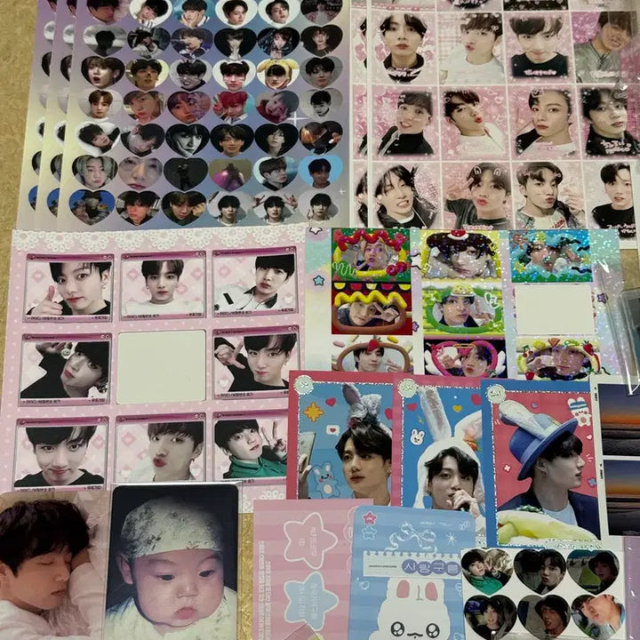 [BUNJANG] BTS Jungkook Bundle Set Festa Sticker Keyring Stand Merch / 일괄) 방탄소년단 정국 프리쿠라 스티커 키링 페스타 스탠드 비공굿