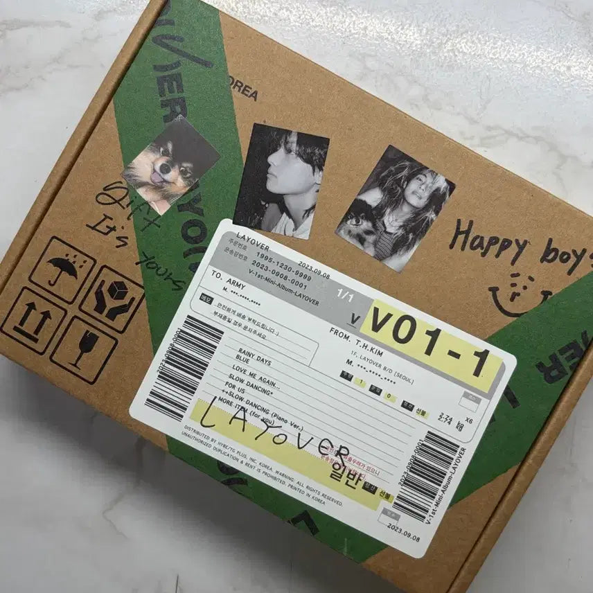 [BUNJANG] BTS V Layover Album (Standard Edition, Unsealed) / BTS 뷔 V Layover 개봉 앨범 일반반